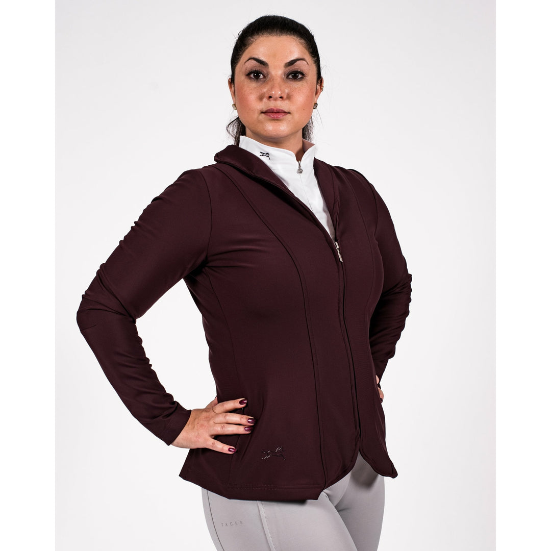 Fager Rebecca Show Jacket Burgundy