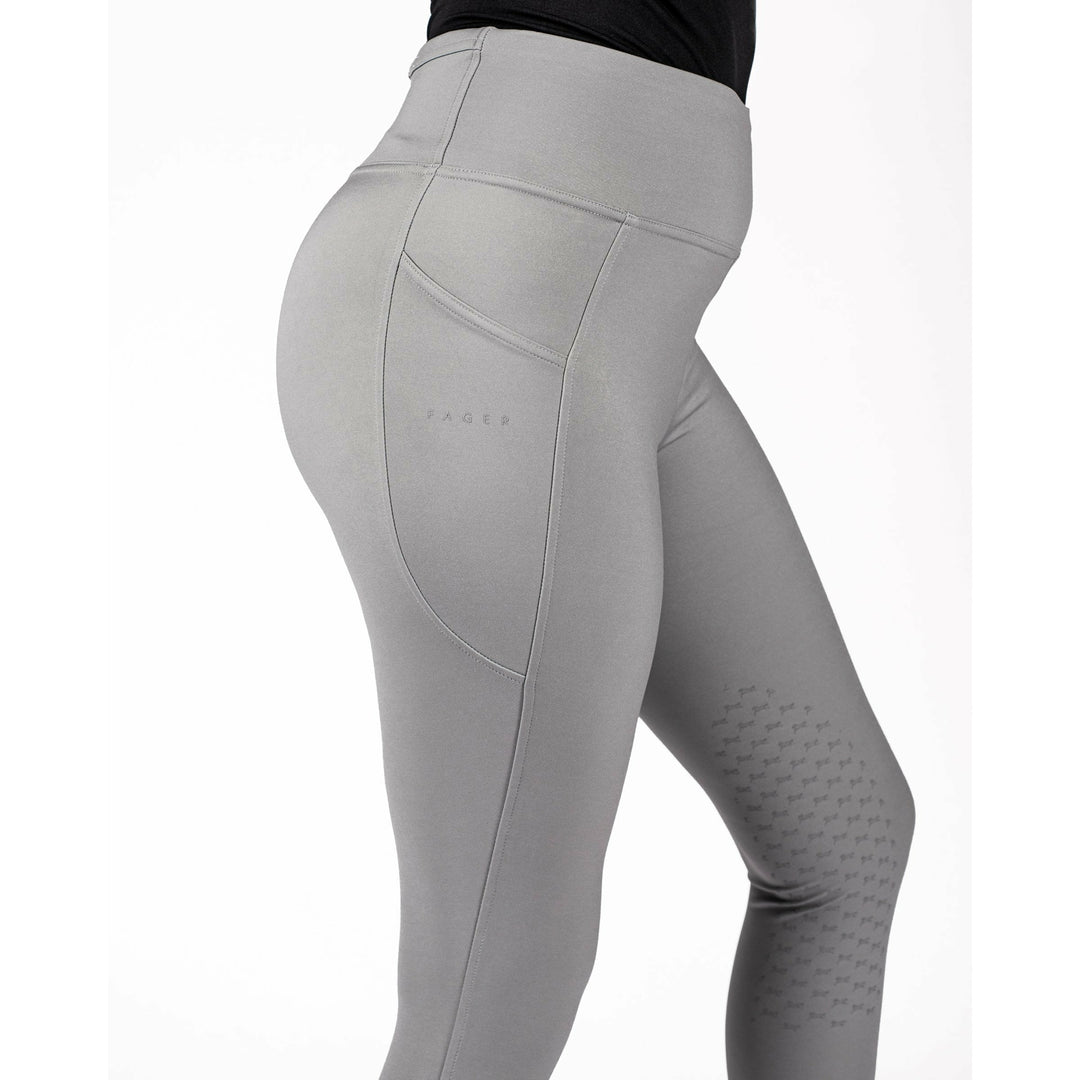 Fager Stella Comfort Leggings Knee Grip Grey