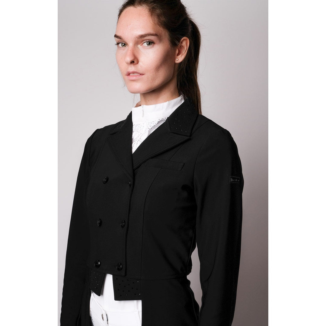 SALE Montar Long Tailcoat w. Crystals – Black