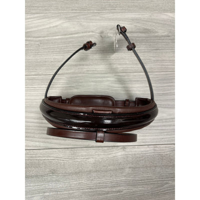 SALE Artemis Argent Noseband Patent Italian Leather- Brown X-Full