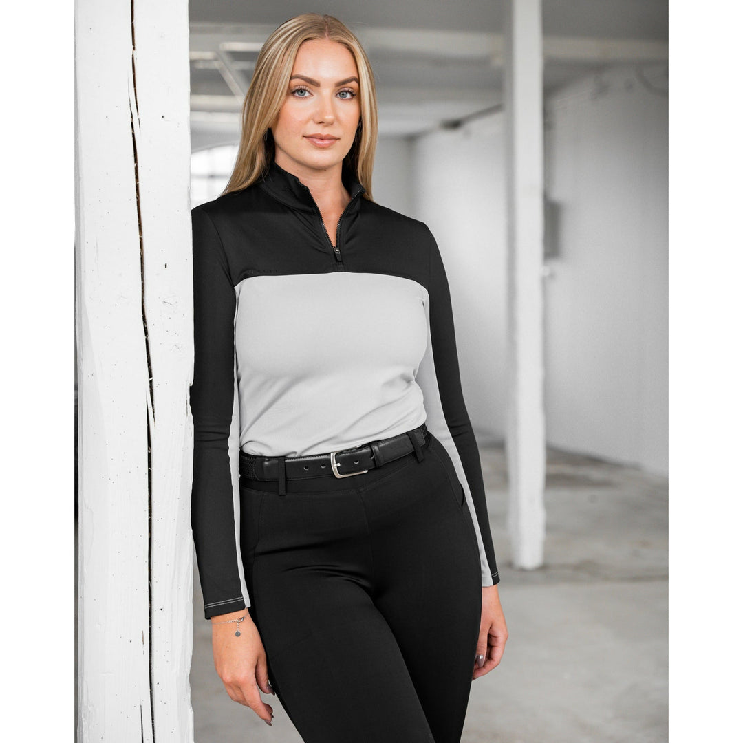 Fager Naomi Long Sleeve Shirt Black/Grey
