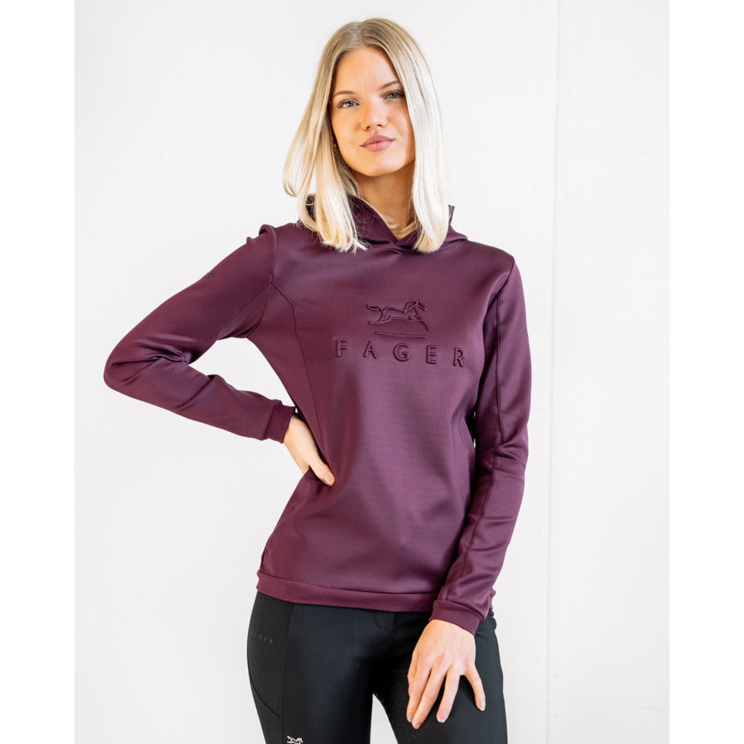 Fager Polly Hoodie Burgundy